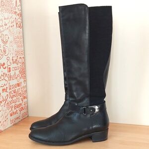 Aquatalia black leather boots